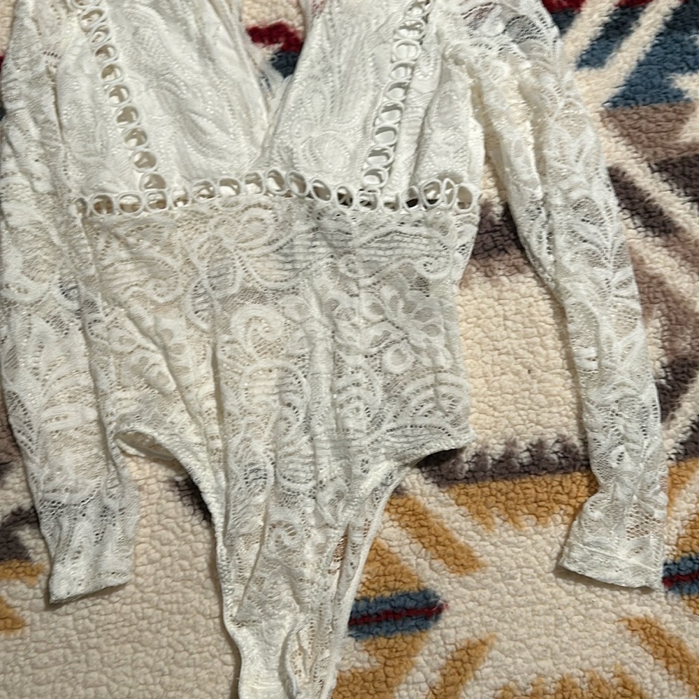 Womens lace bodysuit